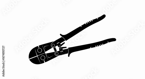 Bolt Cutter Vector Illustration Icon