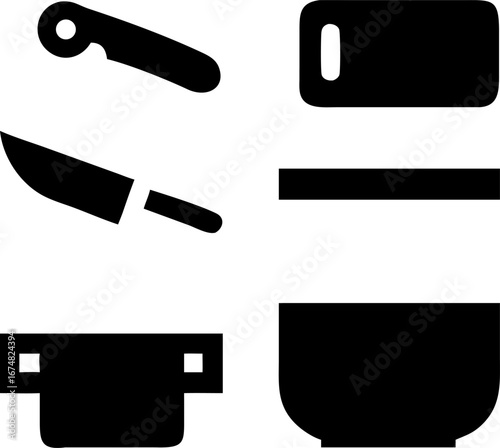 Essential kitchenware for cooking and food preparation creates culinary creativity and home dining bliss