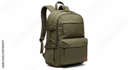 Aviation vector object and icon olive green travel backpack for men and women large capacity lightweight durable hiking camping backpack ninety