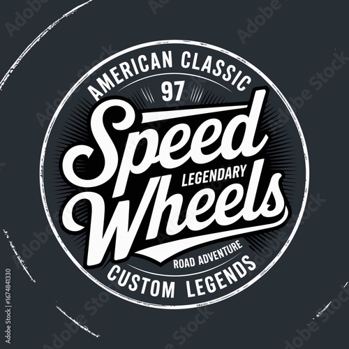 This striking logo design features a homage to 1986, combining vintage aesthetics with elements that speak to genuine riders and their love for custom motors and adventure.