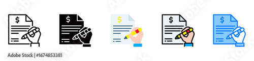 Statement icon multiple style 