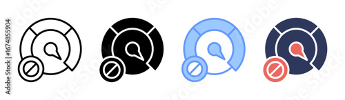 Limit Icon Set Multiple Style Collection