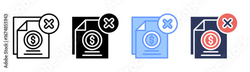 Unqualified Icon Set Multiple Style Collection