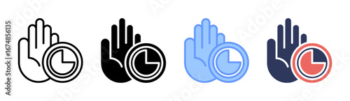 Limit Icon Set Multiple Style Collection