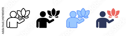 Wellness Program Icon Set Multiple Style Collection