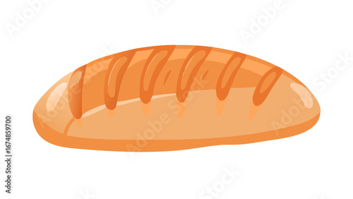 Golden brown artisan bread loaf bakery baked goods