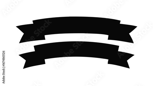 Vintage Ribbon Banner Emblem retro