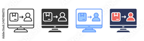 Rollout Icon Set Multiple Style Collection
