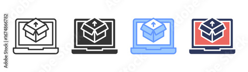 Deployment Icon Set Multiple Style Collection