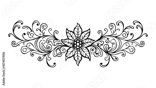 Intricate Floral Earring Silhouette jewelry fashion