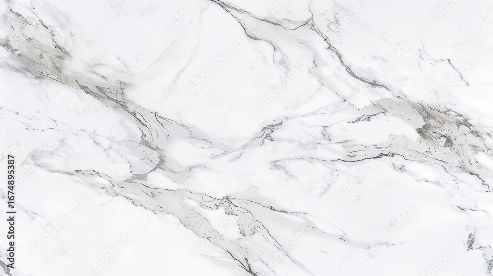 Obraz premium Macro Photography of Smooth White Marble: Fresh Texture, Gray Tones & Nature-Inspired Background
