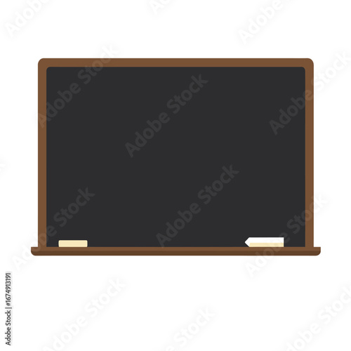 blackboard with chalk
