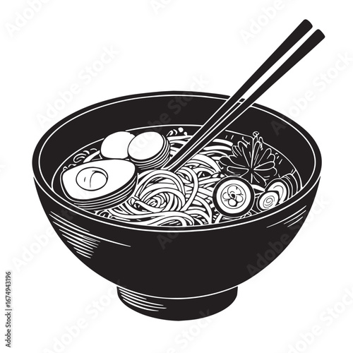 black pho  Silhouette Vector, High Quality Illustration on White Background