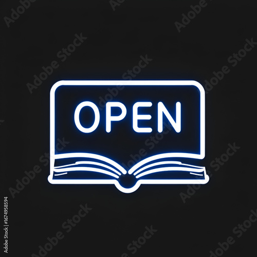 book open icon sign vector