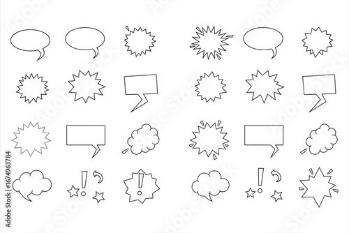 Speech Bubble Icons