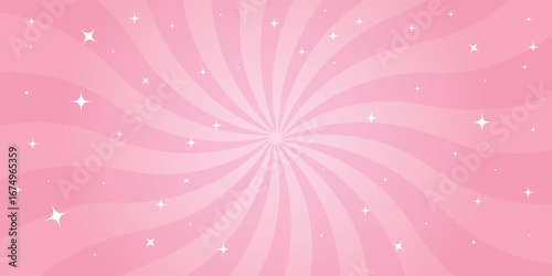 Abstract swirl starburst background with sparkles