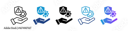 Risk Management multiple icon