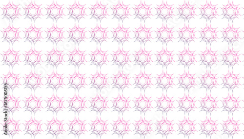 Abstract floral pattern illustration with gradient color scheme featuring a repeating decorative design