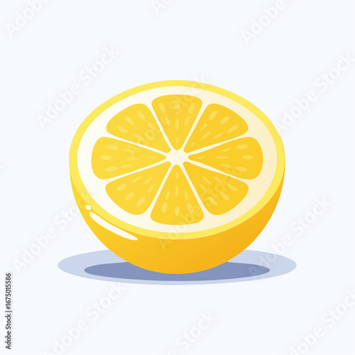 Lemon Slice Illustration