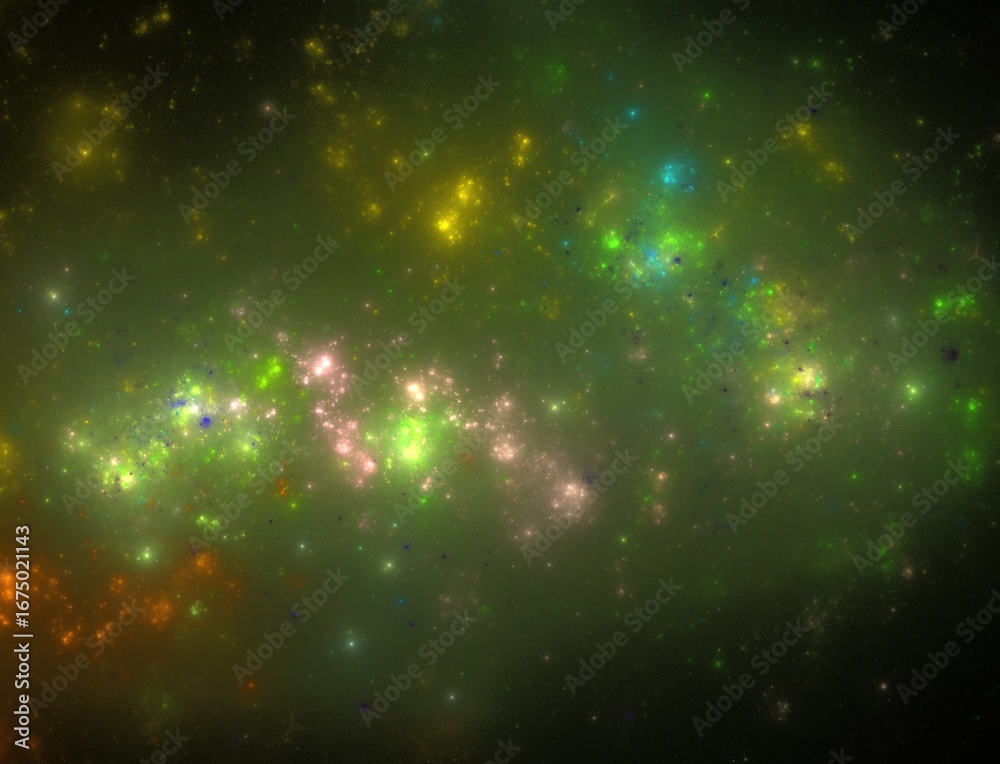 Naklejka premium Imaginatory fractal abstract background Image