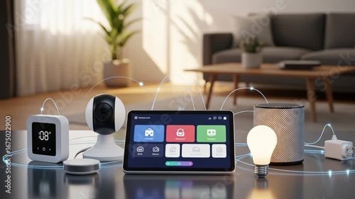 Smart Home Devices with Color Changing Light