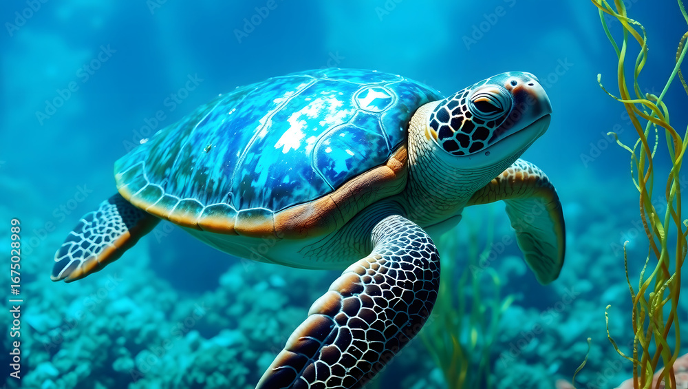 Obraz premium Crystal Turtle