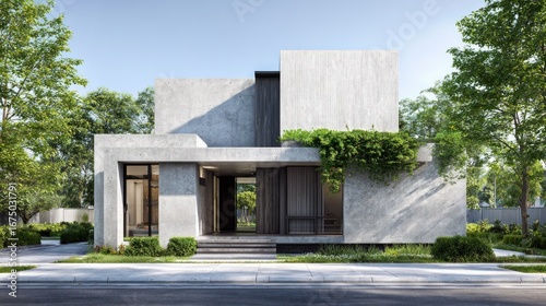 Modern Concrete House Architecture Design