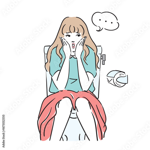 体調不良の若い女性　便秘、下痢、痔
