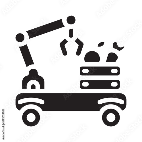 Agricultural Robots  Solid Icon