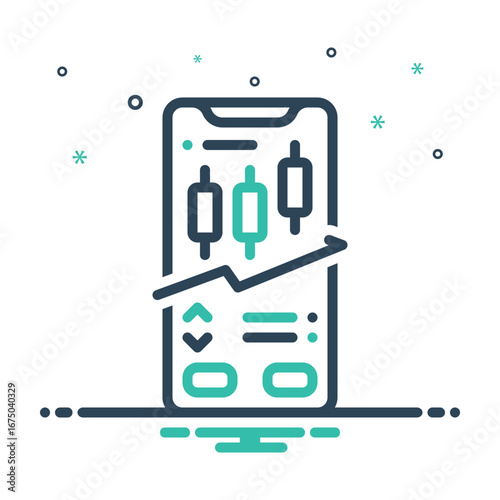 Mix icon for trading