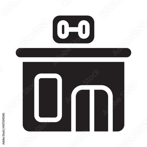 Fitness Center Solid Icon