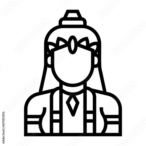ethnic Line Icon