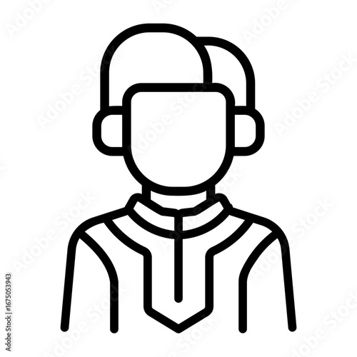 ethnic Line Icon