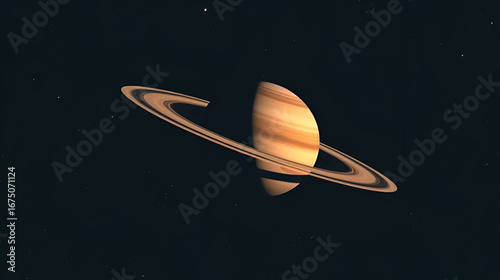 saturn planet minimalist space exploration