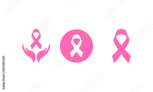 Ribbon for Breast Cancer Awareness Design