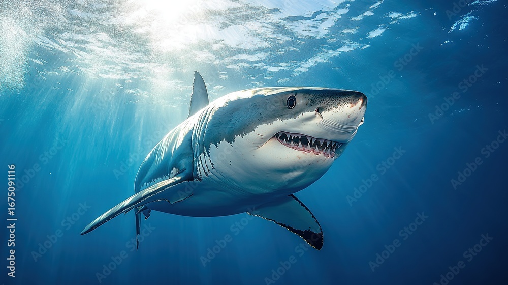 Fototapeta premium underwater shark