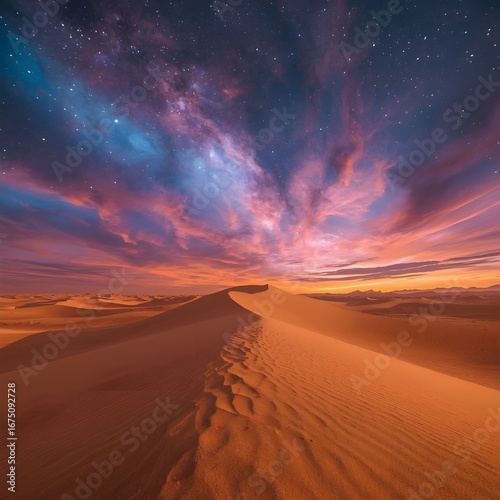 Nebula Desert Horizon