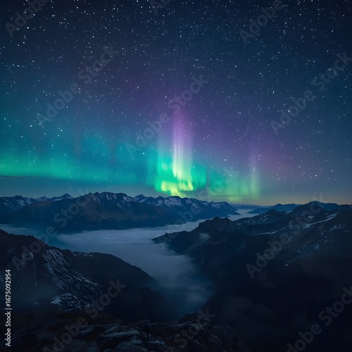 Celestial Mountain Peaks