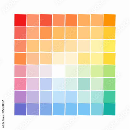 Colorful Gradient Color Palette Design