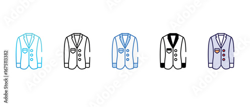 Male Dress icon design with white background stock illustration