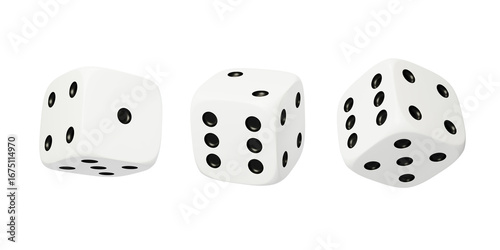 Game points randomly spin entertainment lucky dice 3D