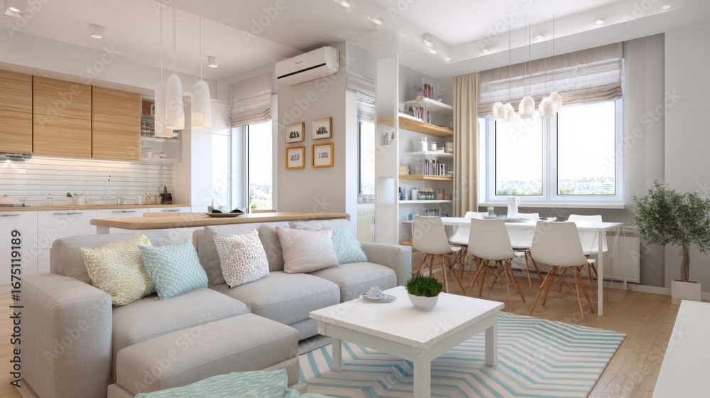 Fototapeta premium modern living room