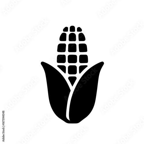 ear of corn vector icon