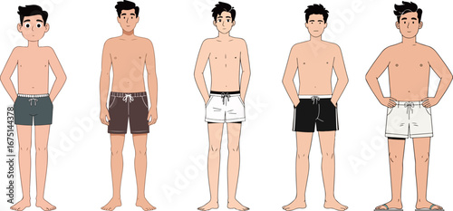 Men's Swimwear Fashion Lineup