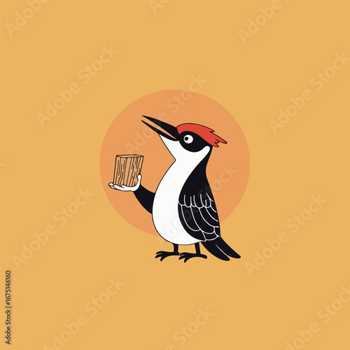 Woodpecker on a Branch