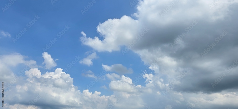 Fototapeta premium blue sky with clouds