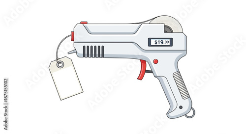Price Tag Gun for Retail, Merchandise and Inventory Pricing Management Tool