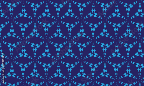 seamless blue pattern