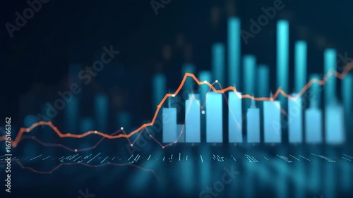 High Resolution Stock Image of Supply and Demand Trends Dashboard with Interactive Analytics Tools for Market Equilibrium Evaluation - Perfect for Business and Economic Insights