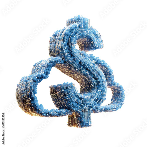Frozen Dollar Symbol